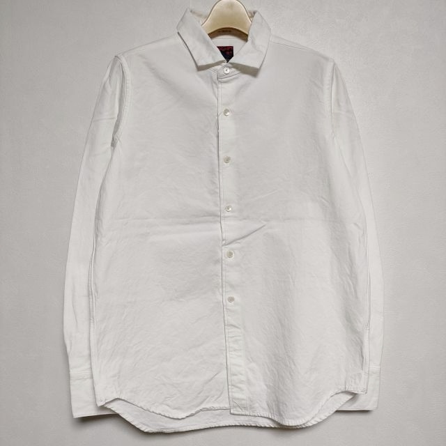 BRU NA BOINNE サイレントビリーシャツ 定価22000円 サイズ0 4235-2 長袖シャツ ホワイト ブルーナボイン 4-0222M 227546_画像1