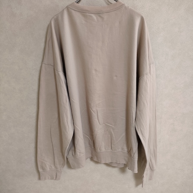 AURALEE A9SPO1NU SUPER HIGH GAUGE SWEAT BIG P/O 定価16000円 サイズ4 長袖Ｔシャツ カットソー ロンＴ オーラリー 4-0315M F95094_画像2