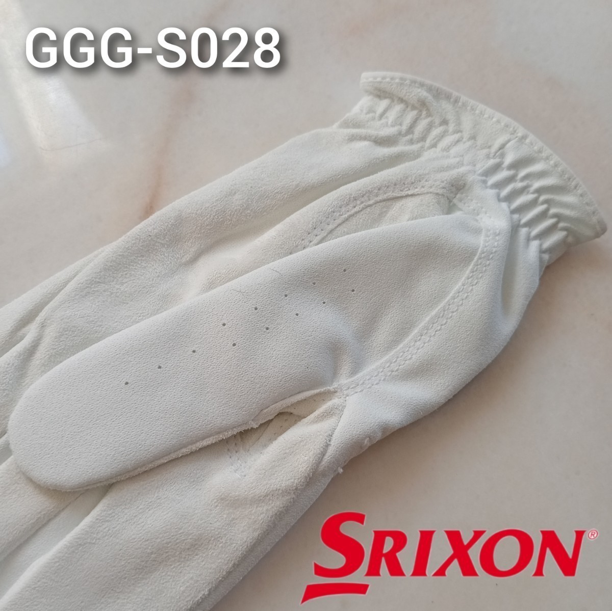 スリクソン 25cm 白 3枚セット GGG-S028 ダンロップ ゴルフグローブ 新品未使用品 ゴルフ用品 SRIXON PRO SERIES 薄手 ホワイト グローブの画像3