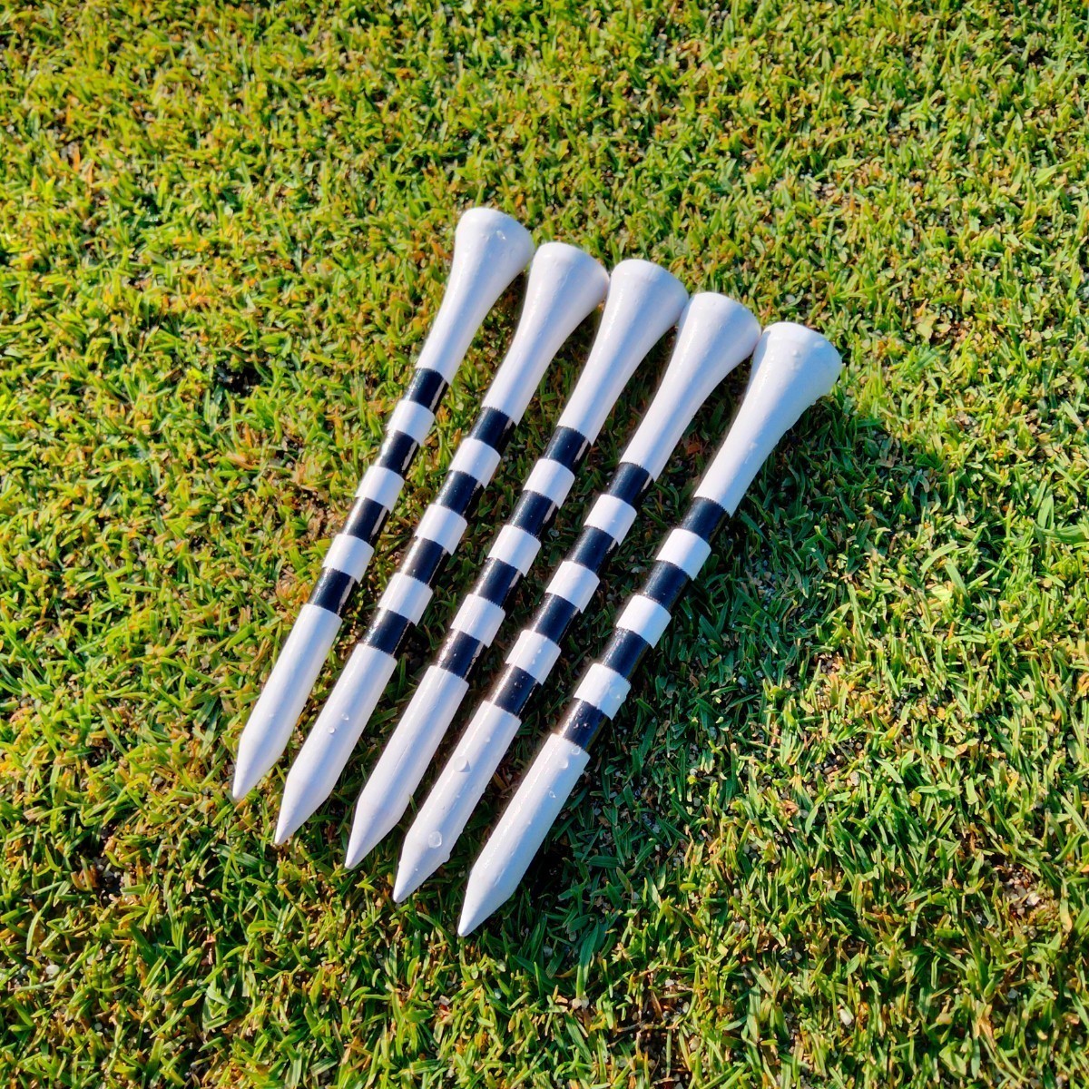 ゴルフティー100本ロングティー83mm白　竹製　バンブーティー　ウッドティー　新品未使用　golf Tee お徳　ゴルフ用品　竹_画像4