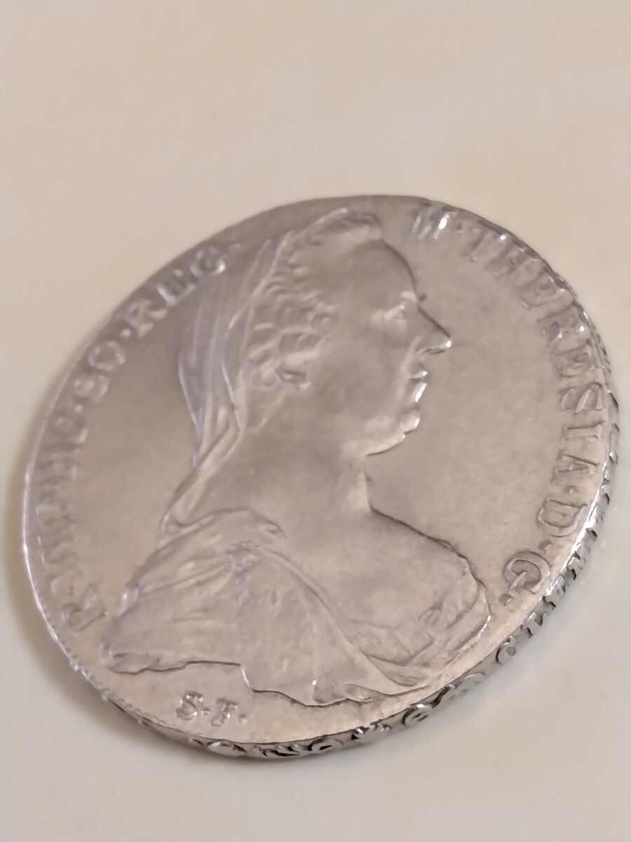 オーストリア 1780 ターレル銀貨 マリア テレジア 再鋳貨_画像1