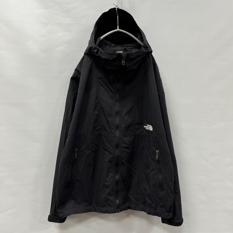 THE NORTH FACE/ザ ノースフェイス/Compact Jacket/コンパクトジャケット/NP71830/ブラック/Mサイズ/ジップアップフーデッドジャケット_画像2