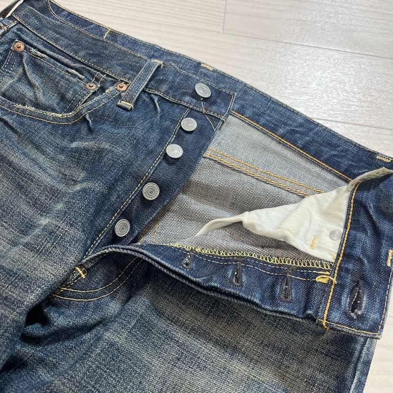 Levi's Vintage Clothing/リーバイス ビンテージクロージング/LVC/66501/66モデル復刻/501xx/ボタンフライ/セルビッジ/デニムパンツ_画像6