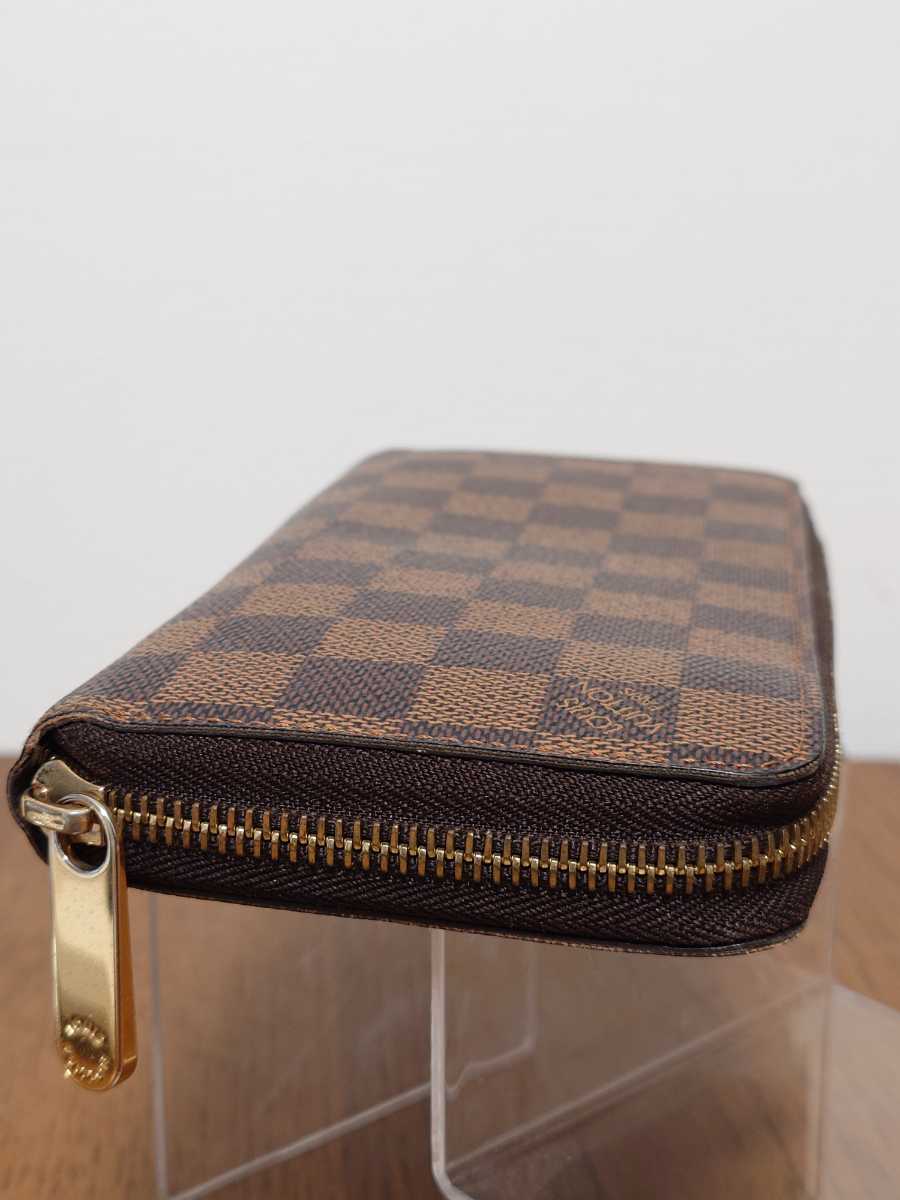 LOUIS VUITTON ルイヴィトン ダミエ ジッピーウォレット 長財布 ラウンドファスナーの画像3