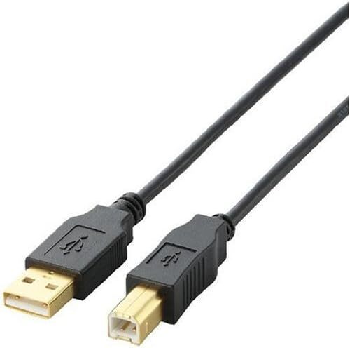 [KCM]amb-587* упаковка боль не использовался *[ELECOM/ Elecom ] USB2.0 кабель соответствует AB модель 3m черный USB2-30BK