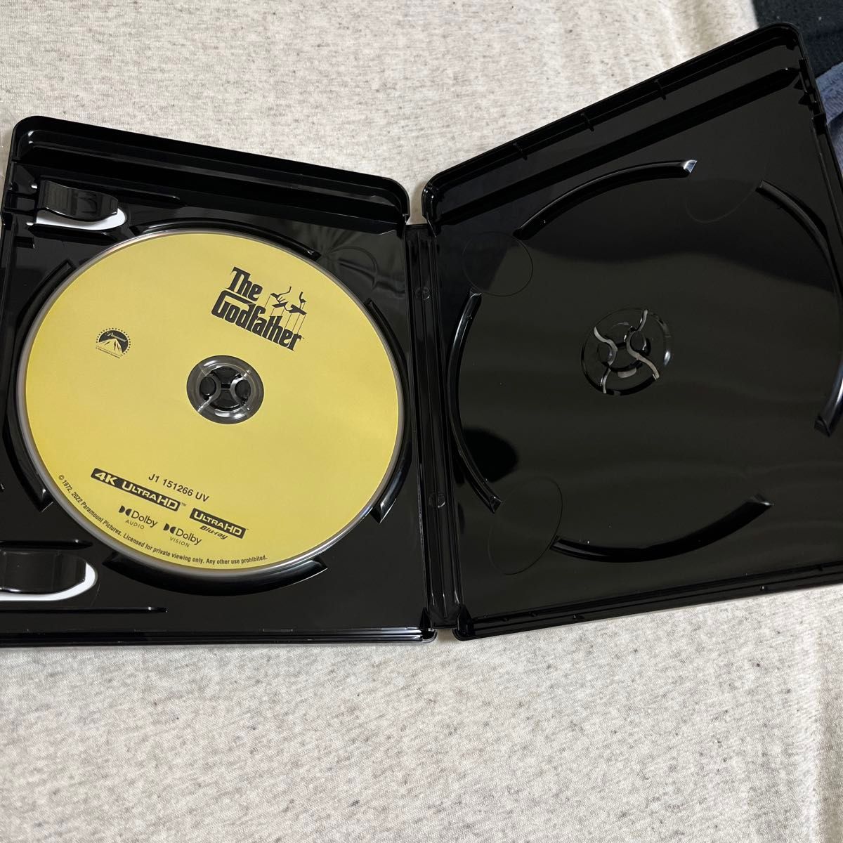 [国内盤] 4K Ultra HD ゴッドファーザー (純正ケースと4Kディスクのみ、ブルーレイ無し) The Godfather