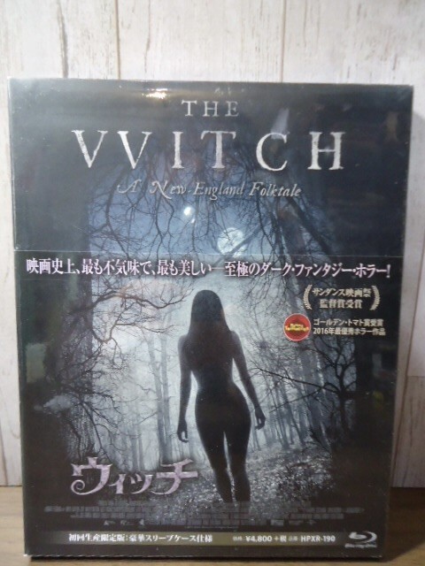 未開封Blu-ray　ウィッチ　THE VVITCH 初回生産限定版：豪華スリーブケース仕様　ロバート・エガース/アニヤ・テイラー＝ジョイ_画像1