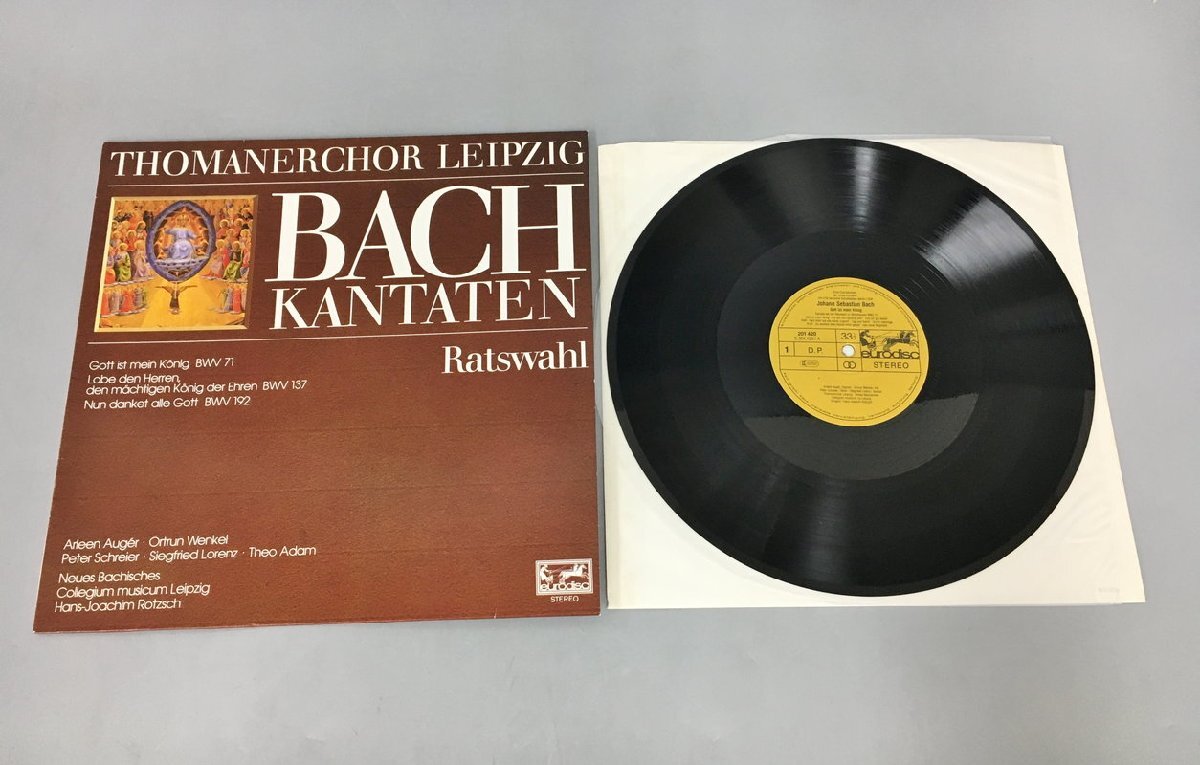 LPレコード Bach Kantaten Ratswahl Thomanerchor Leipzig 201 419-366 2403LBR065_画像3