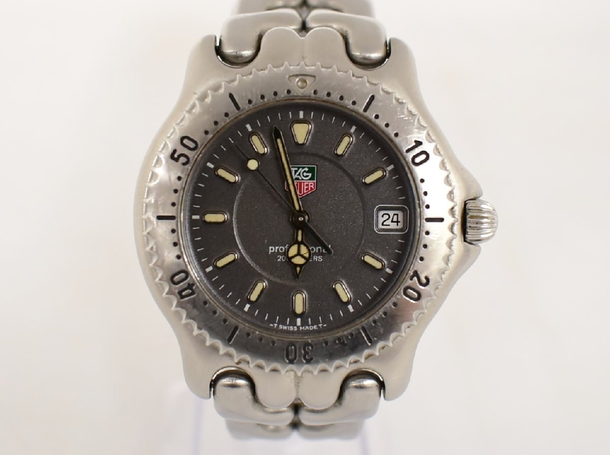 タグホイヤー TAG Heuer 腕時計 プロフェッショナル Professional WG1113-0 メンズ ステンレススチール 200m 2403LS299_画像3