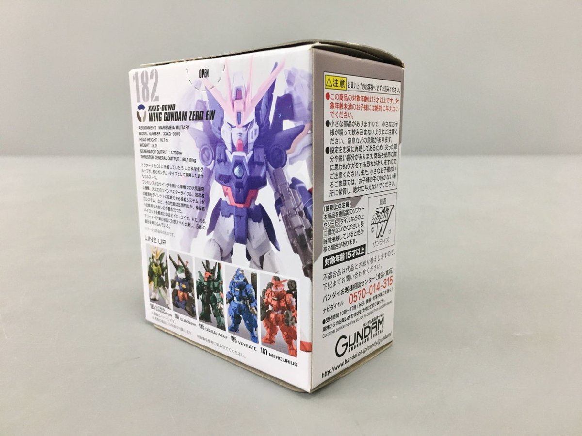 フィギュア FW GUNDAM CONVERGE ウイングガンダムゼロ EW 182 BANDAI 未使用 2402LBS050_画像3