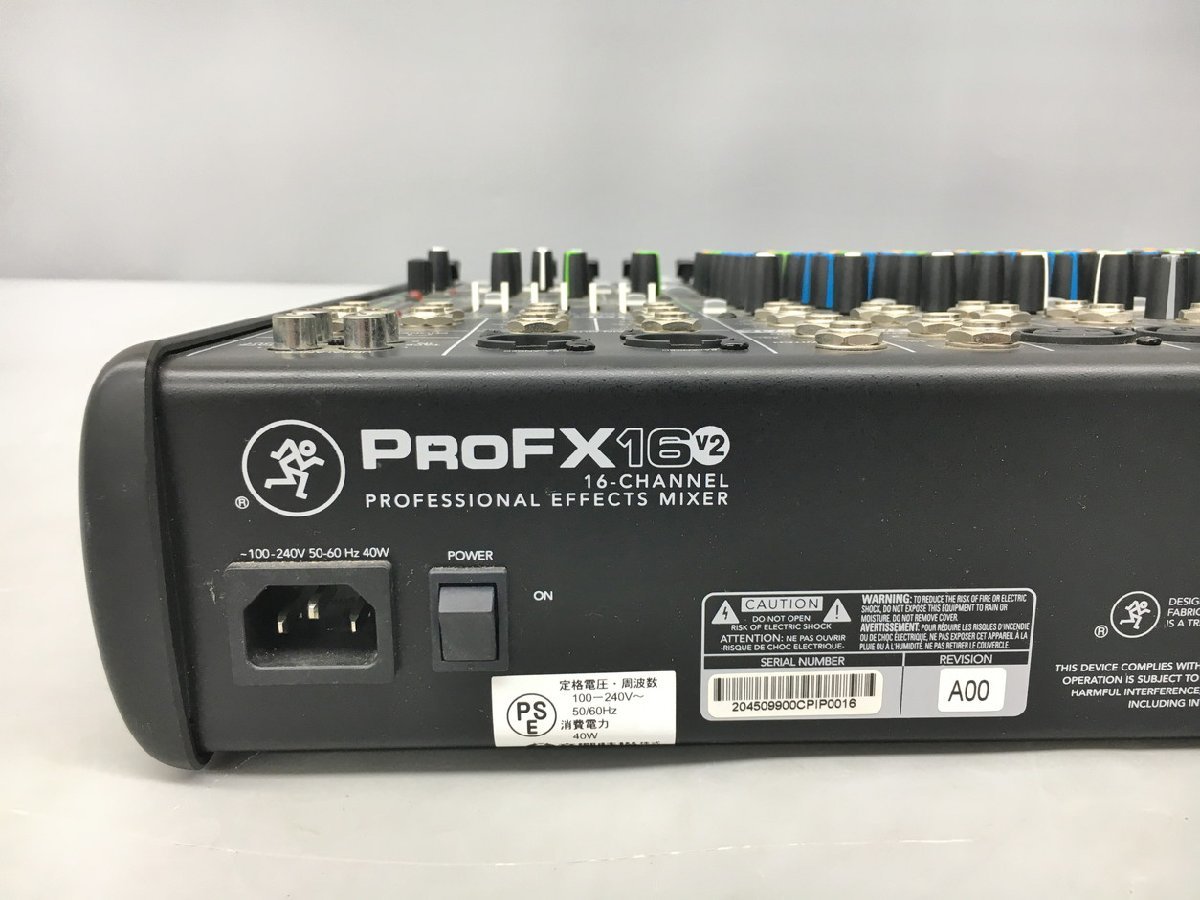  Mackie MACKIE аналоговый микшер ProFX16V2 16 канал Professional эффект установка 2403LS008