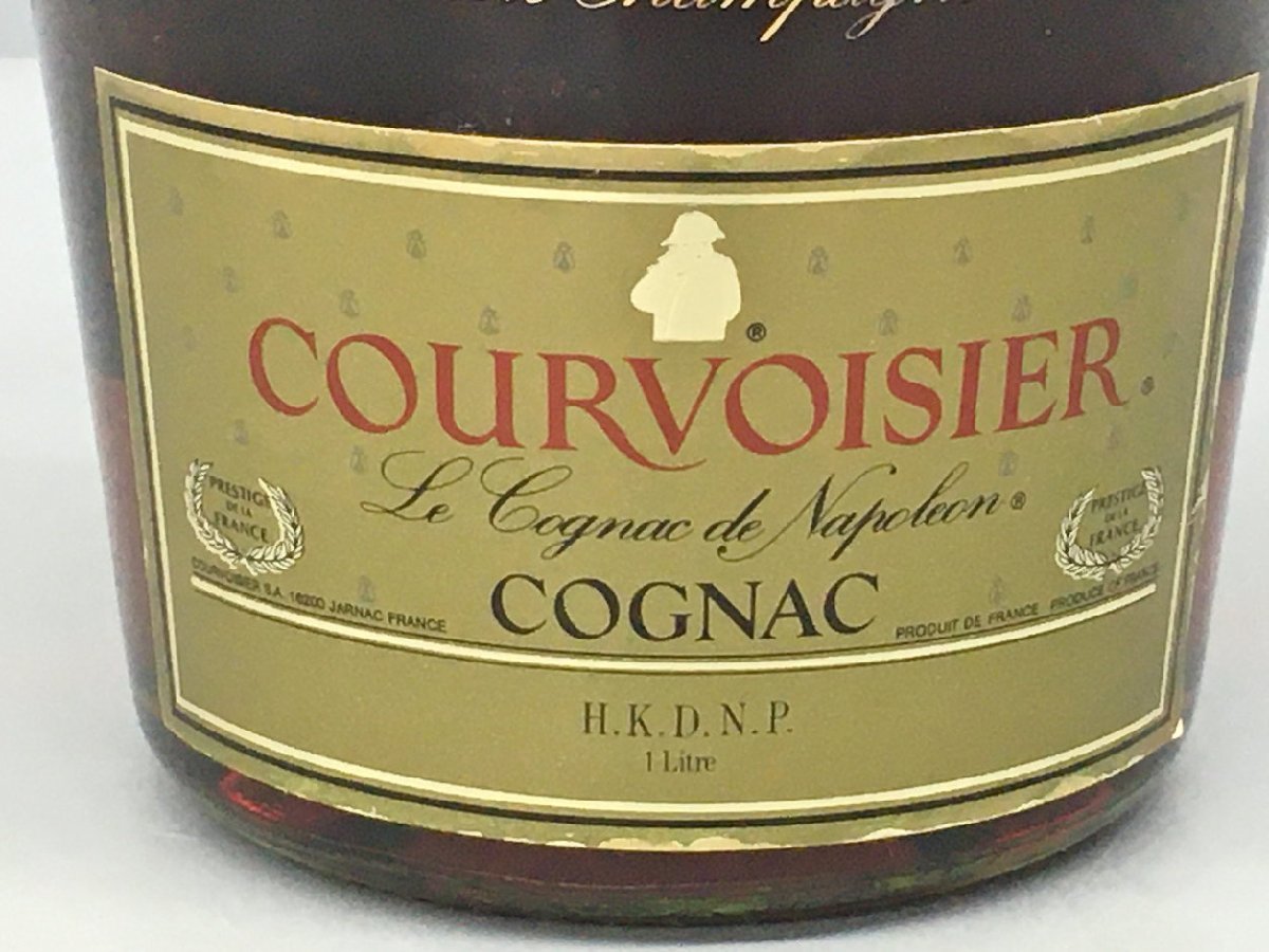 クルボアジェ Courvoisier コニャックブランデー 1000ml フランス V.S.O.P. 未開栓 2403LR033の画像3