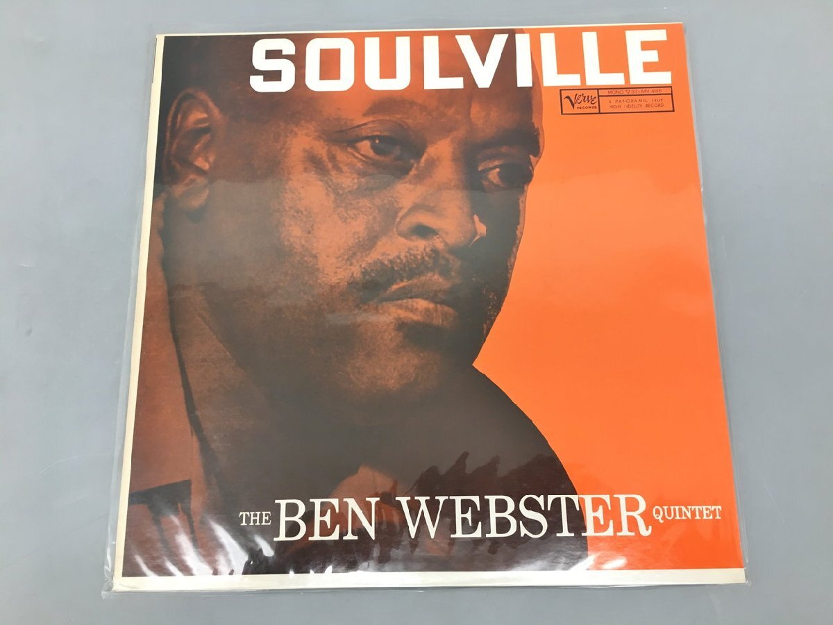 LPレコード SOULVILLE THE BEN WEBSTER QUINTET MV4016 2403LBR033_画像1