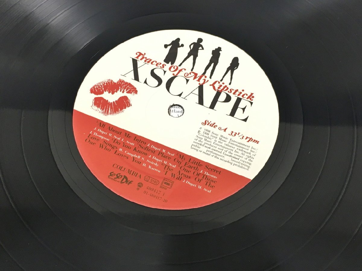 LPレコード Traces Of My Lipstick エクスケイプ XSCAPE COLUMBIA 4894171 12インチ アナログ盤 輸入盤 2403LT100の画像6