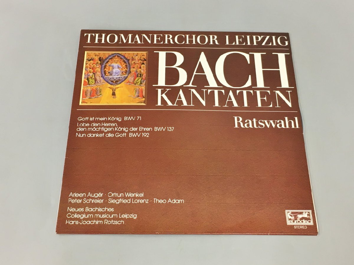 LPレコード Bach Kantaten Ratswahl Thomanerchor Leipzig 201 419-366 2403LBR065_画像1