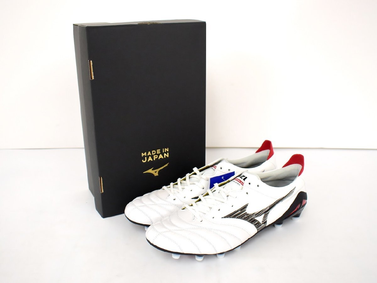 ミズノ MIZUNO サッカースパイク モレリアNEO4 JAPAN P1GA233009 29.5cm 巾着 箱付き 未使用 2403LS417の画像1