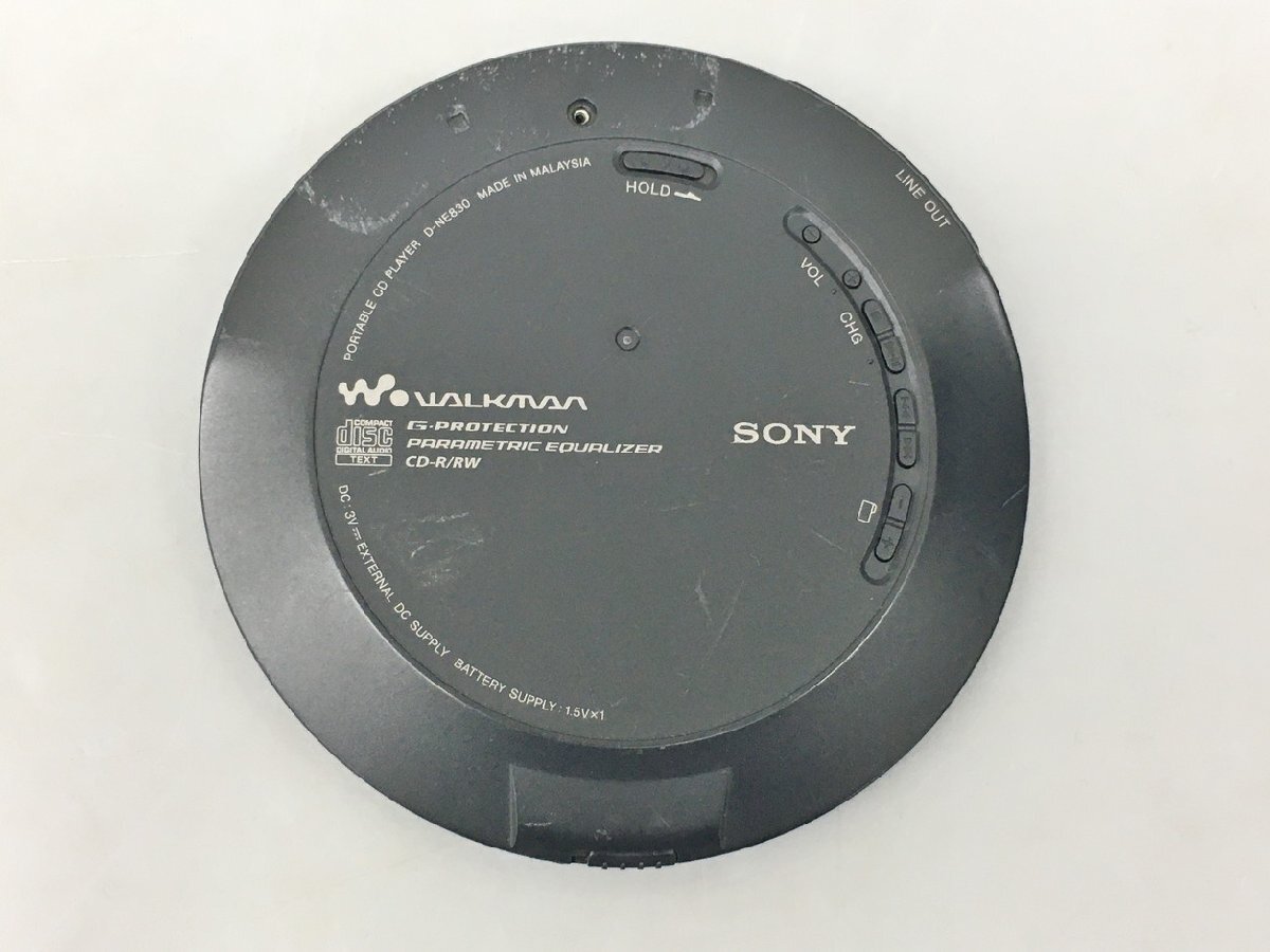  portable CD player Walkman WALKMAN D-NE830 earphone lack of Sony SONY 2403LS434