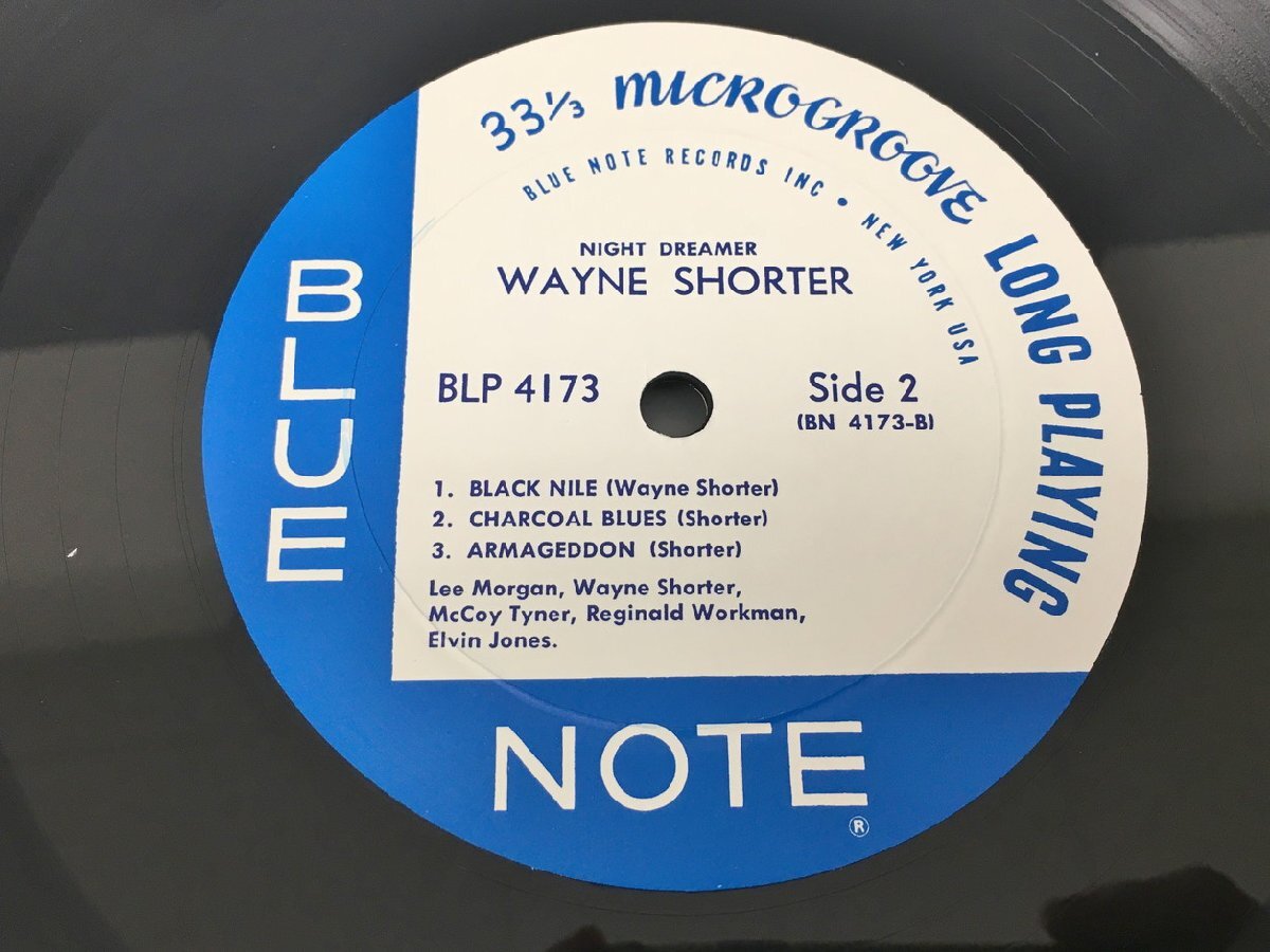LPレコード Night Dreamer Wayne Shorter Blue Note BLP 4173 帯 ライナーつき 復刻重量版 美品 2403LO115_画像7