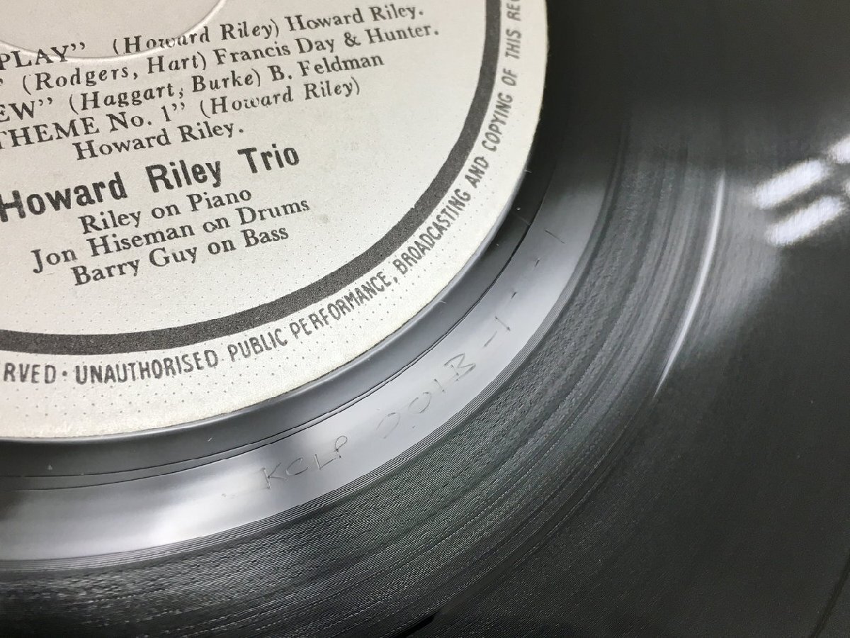 LPレコード Discussions Howard Riley Trio CP.2499 2403LO156の画像7