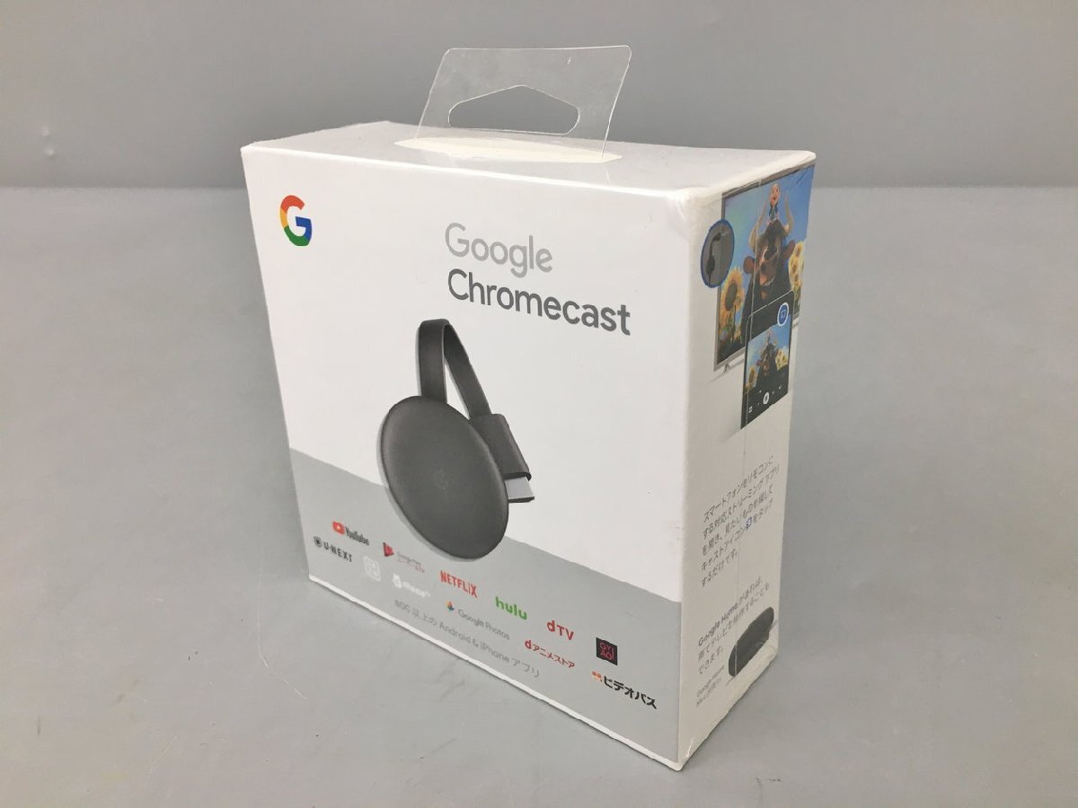  беспроводной дисплей адаптор Chromecast Chromecast GA00439-JPg-gruGoogle нераспечатанный 2403LT219