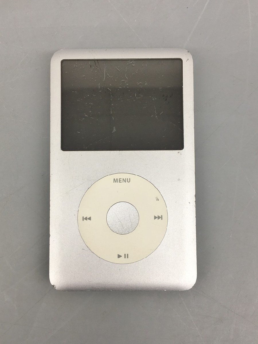 アップル Apple ポータブルMP3プレーヤー iPod 80GB A1238 ジャンク 2403LS033_画像1
