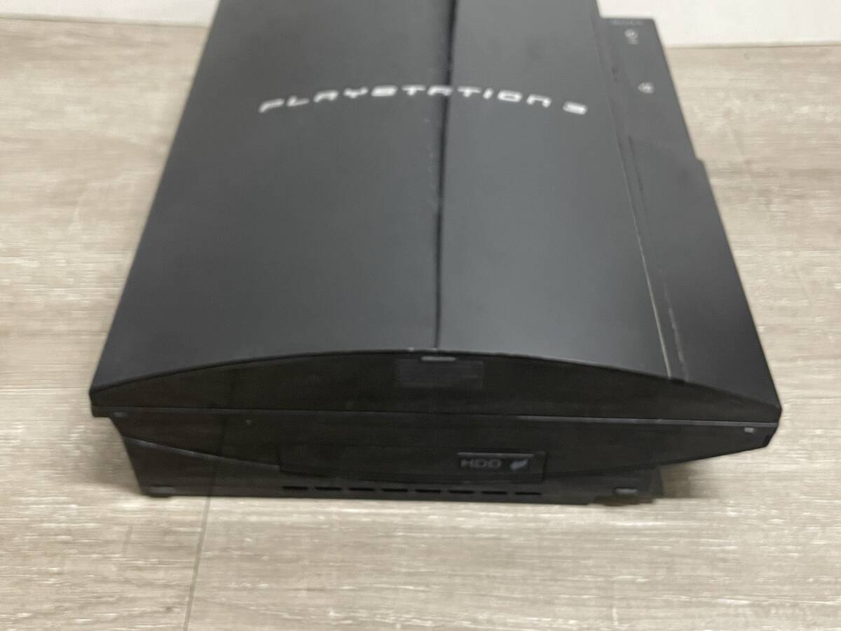 ☆ PS3 ☆ プレイステーション3 CECHB00 FW1.31 動作品 本体 コントローラー ケーブル 付属 希少 FW3.55以下 Playstation3 6603_画像6