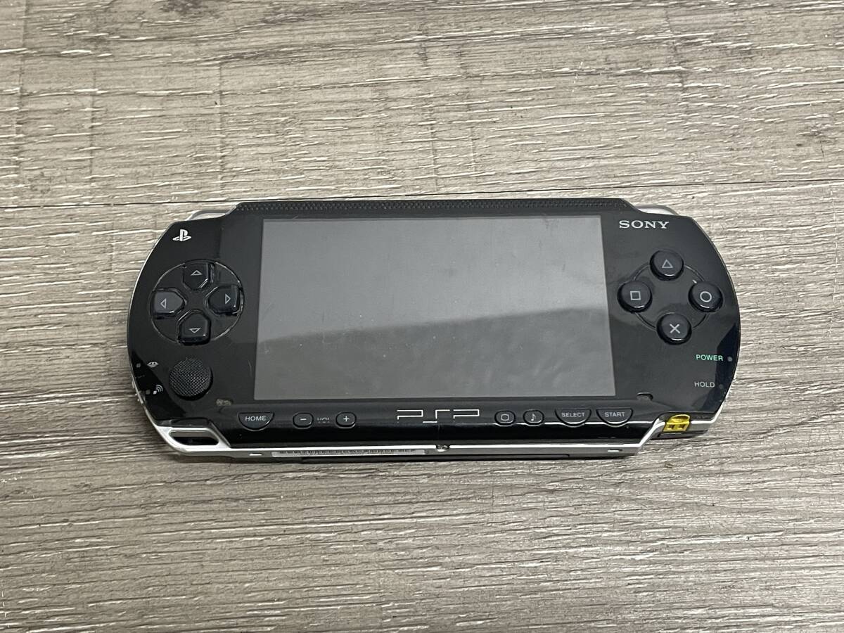 ☆ PSP ☆ プレイステーションポータブル PSP-1000 ブラック 動作品 本体 バッテリー アダプター 付属 Playstation Portable 6507_画像5