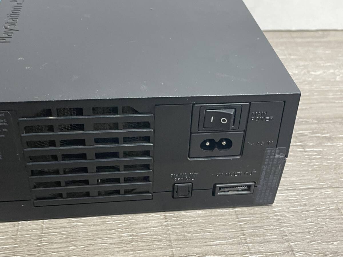 ☆ PS2 ☆ プレイステーション2 SCPH-18000 動作品 本体 コントローラー 付属 Playstation2 デュアルショック2 SONY 4022_画像10