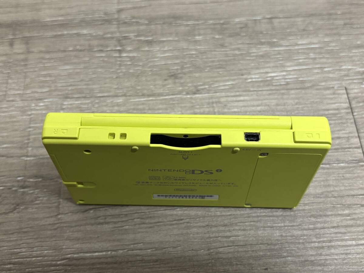 ☆ DSi ☆ ニンテンドーDS i ライムイエロー 動作品 本体 タッチペン 付属 Nintendo DS ニンテンドー 任天堂 9044_画像3