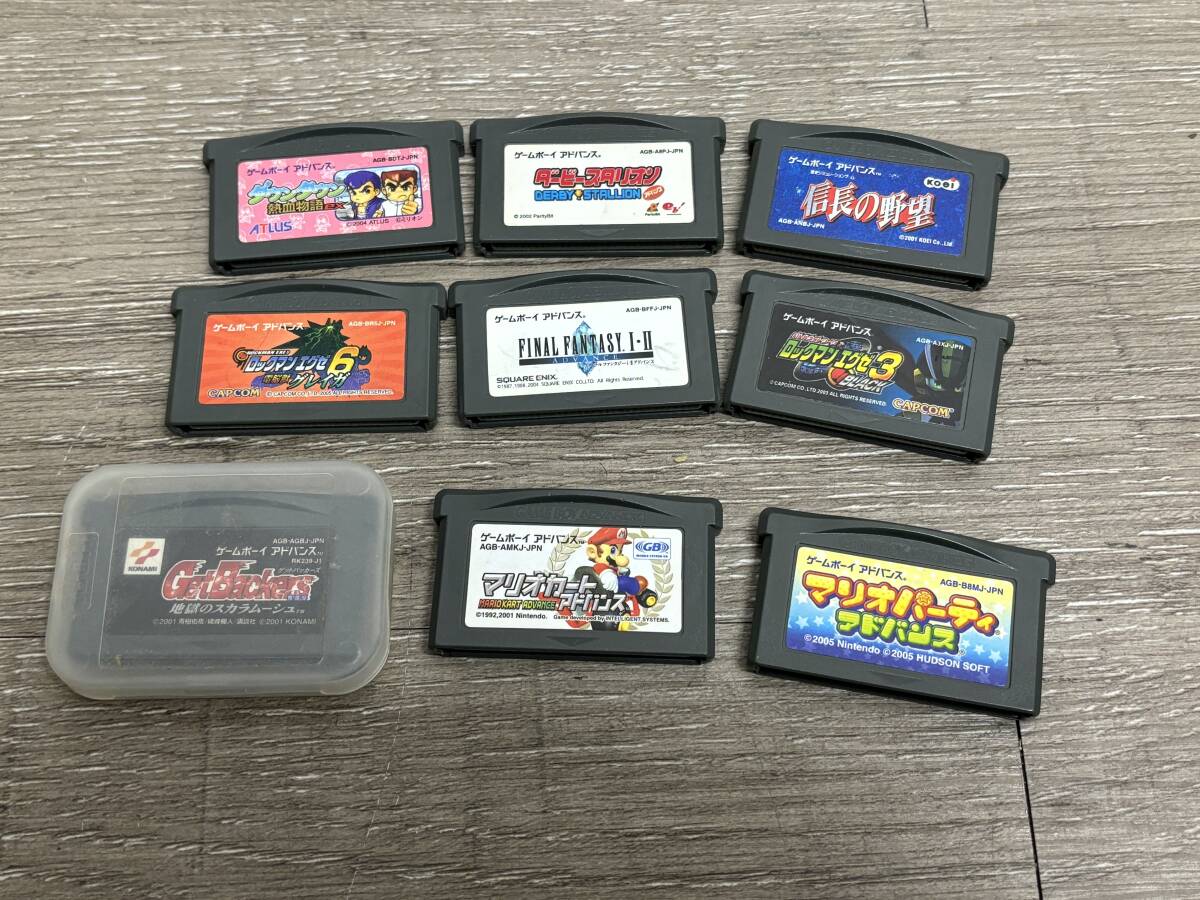 ☆ GBA ☆ ファイナルファンタジーⅠ・Ⅱ 他 まとめ売り ゲームボーイアドバンス ソフト ロックマンエグゼ3 ブラック 信長の野望 任天堂_画像1