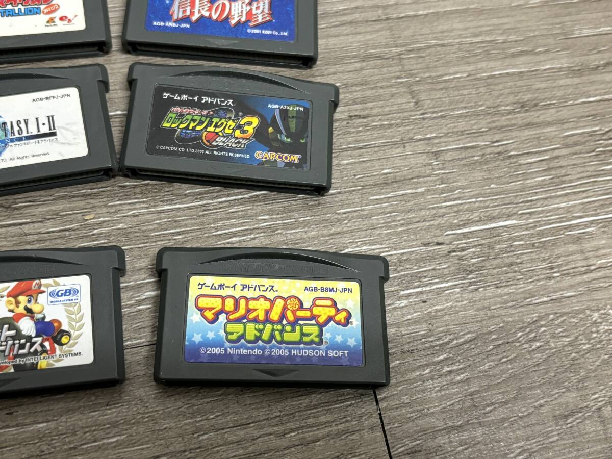 ☆ GBA ☆ ファイナルファンタジーⅠ・Ⅱ 他 まとめ売り ゲームボーイアドバンス ソフト ロックマンエグゼ3 ブラック 信長の野望 任天堂_画像3