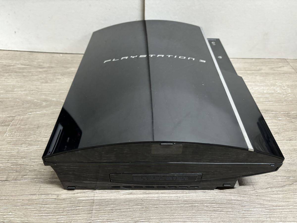 ☆ PS3 ☆ プレイステーション3 CECHA00 HDD換装品 60GB → 500GB 動作品 本体 コントローラー 箱 説明書 付属 PS2 動作OK 7801_画像3