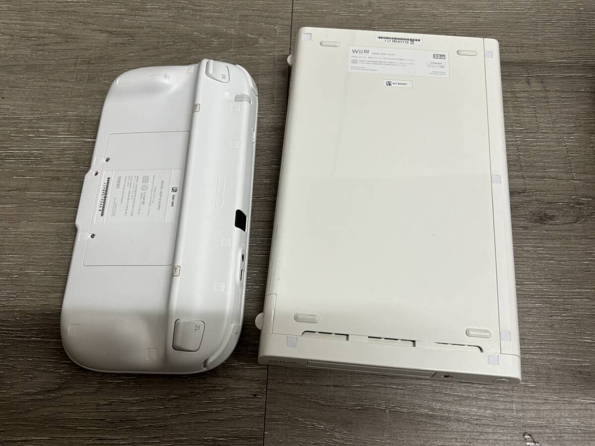 ☆ WiiU ☆ ファミリープレミアムセット シロ 32GB 動作品 本体 ゲームパッド 箱 説明書 付属 内箱一部欠品 Nintendo Wii U 任天堂 5167_画像7