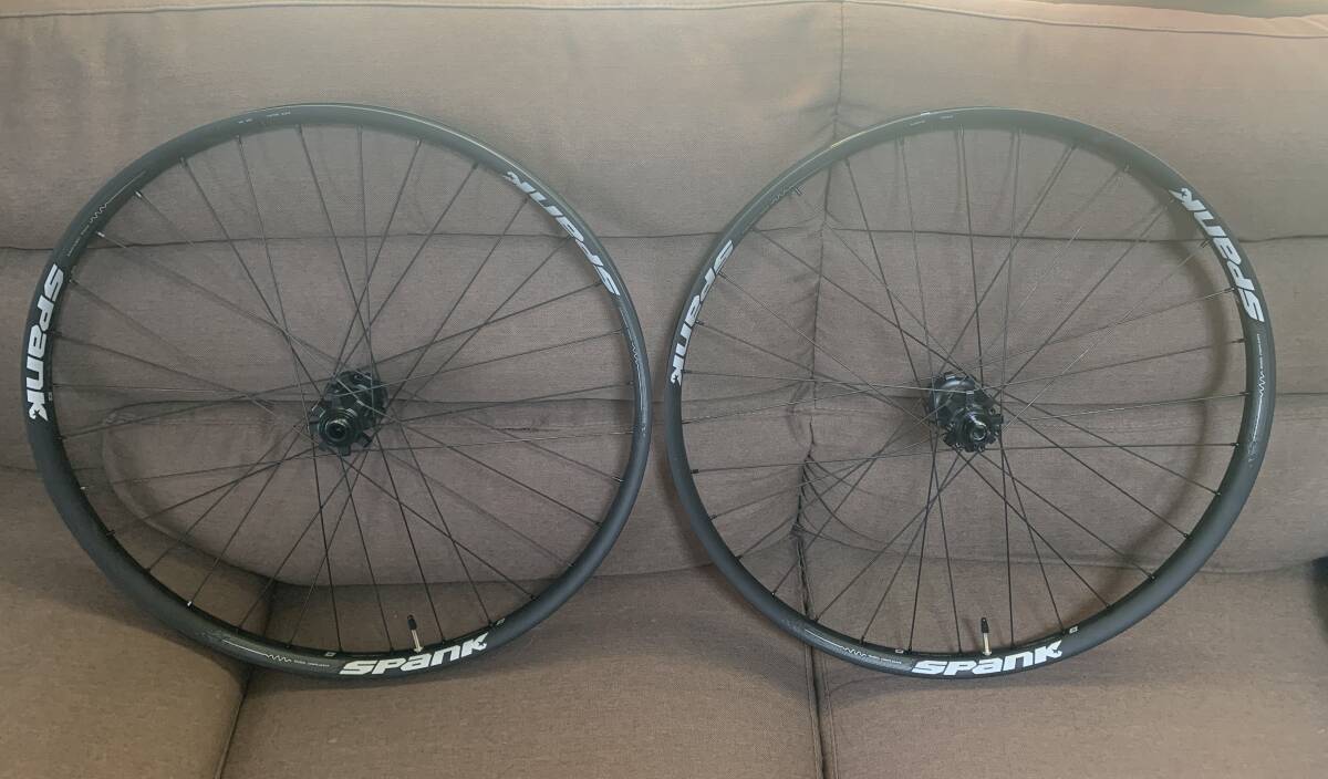 未使用　spank oozy 350 wheelset 12X148 15X110 BOOST ブースト　スパンク　ホイール　27.5