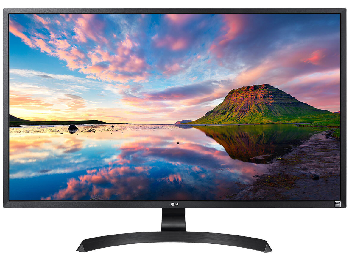 W083☆ LG Electronics 32UD59-B 31.5インチ ワイド 液晶ディスプレイ 4K /ノングレア/VA/HDMI/Displayport モニター 現状品_画像1