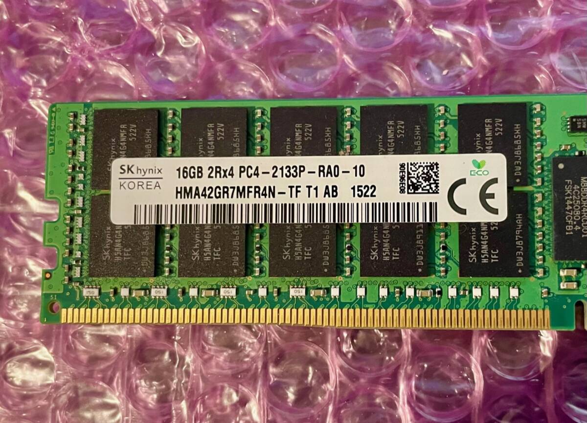 W090☆ SK hynix DDR4 PC4-2133P-RA0-10 16GB サーバー用メモリ Memory メモリー 動作確認済み _画像2