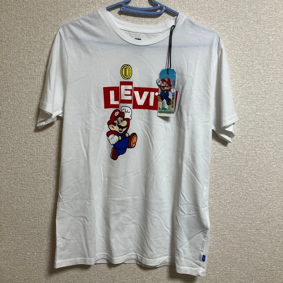 タグ付き未使用品 Levi's SUPER MARIO半袖TシャツMサイズ(JAPANサイズL) 