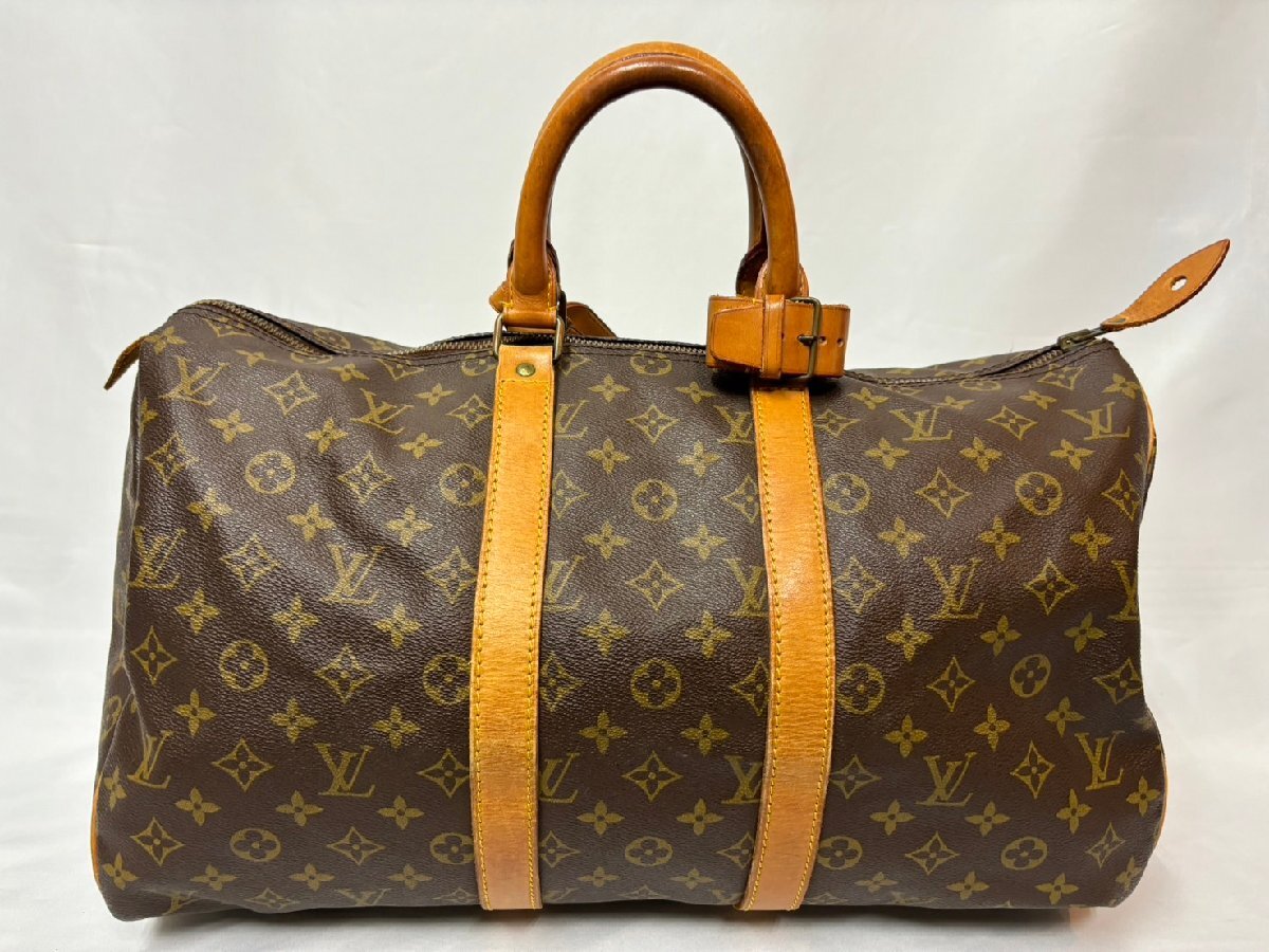 ☆LOUIS VUITTON ルイヴィトン M41428 モノグラム キーポル45 ボストン ハンドバッグ_画像3