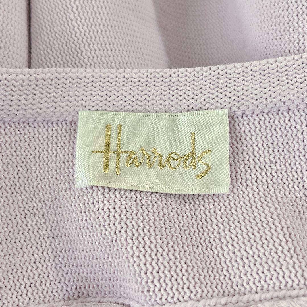 ☆Harrods☆ハロッズ　半袖ニットフレアワンピース ピンク フリーサイズ_画像9