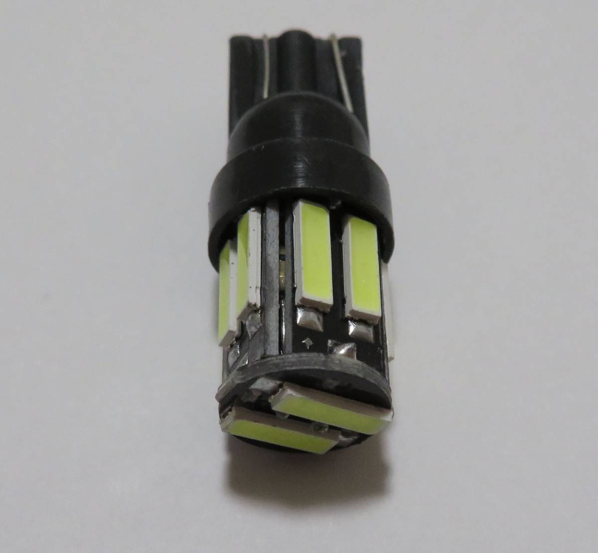 LED T10バルブ ホワイト SMD 面発光 新品 点灯確認済 3 同梱不可_画像2