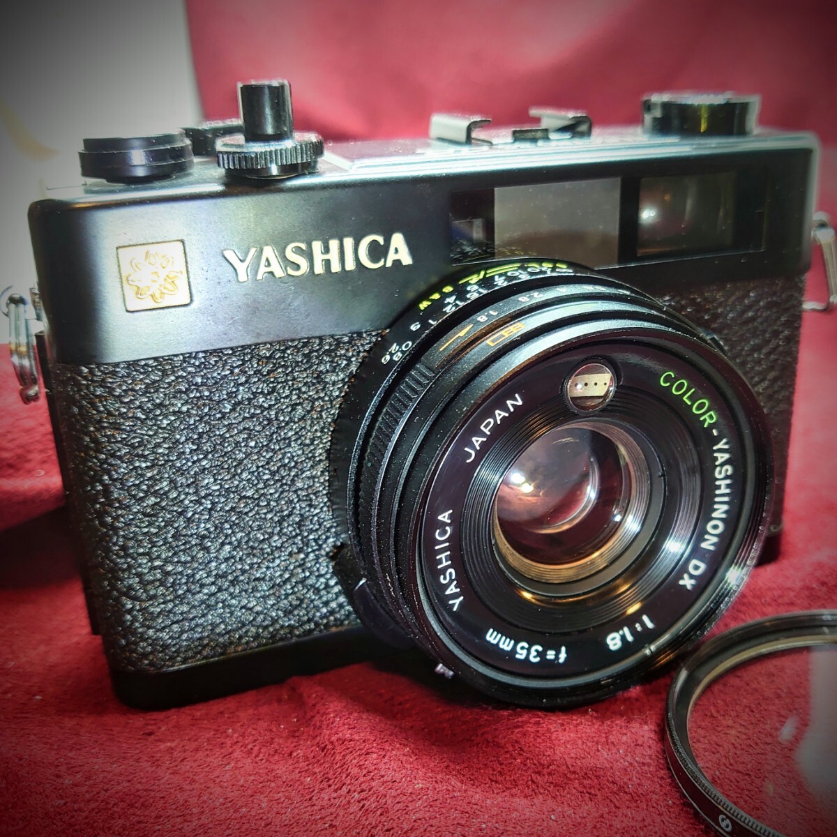 345【シャッターOK】YASHICA ELECTRO35CC レンジファインダー フィルムカメラ ヤシカ エレクトロ COLOR-YASHINON DX F:1.8 35mm_画像1