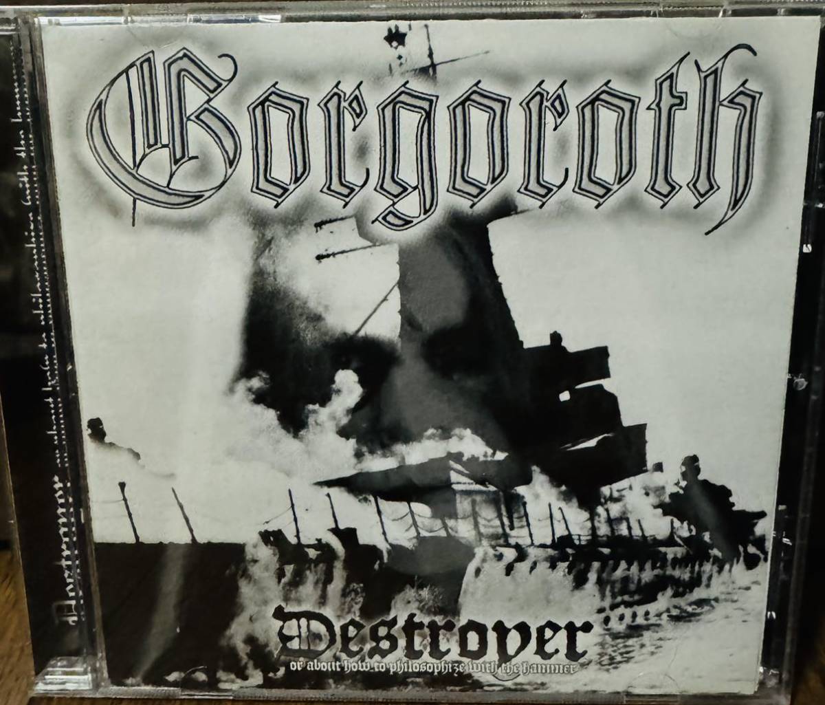 Gorgoroth Destroyer 1998年ブラックメタル　mayhem immortal darkthrone taake carpathian forest_画像1