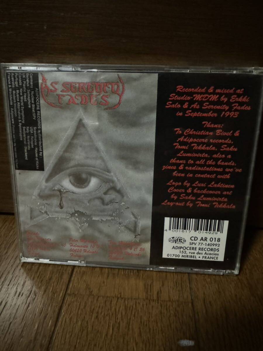 As Serenity Fade Earthborn 1994年デスドゥームメタルオリジナル盤廃盤レア　scum amorphis crematory mordor sentenced tiamat_画像2