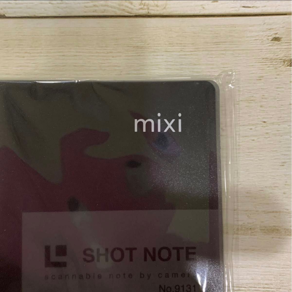 キングジム ショットノート shot note Mサイズ 2冊 水色 黒 mixi iPhone Android 対応