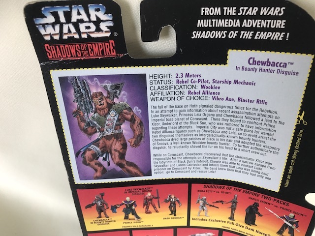 ●チューバッカ スター・ウォーズ シャドーズ オブ エンパイヤ 未開封品　スター・ウォーズ店番⑯_画像3