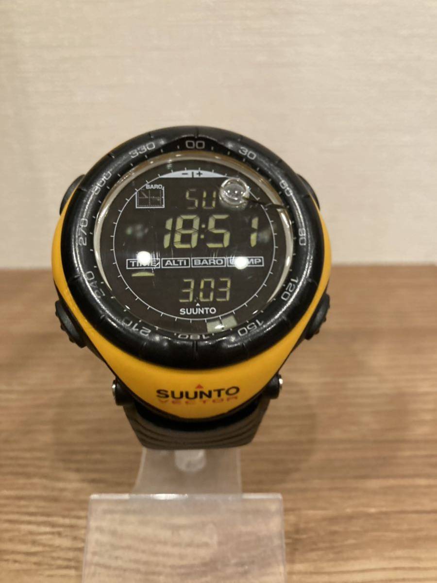 SUUNTO VECTOR yellow Suunto bekta- core regata wristwatch 