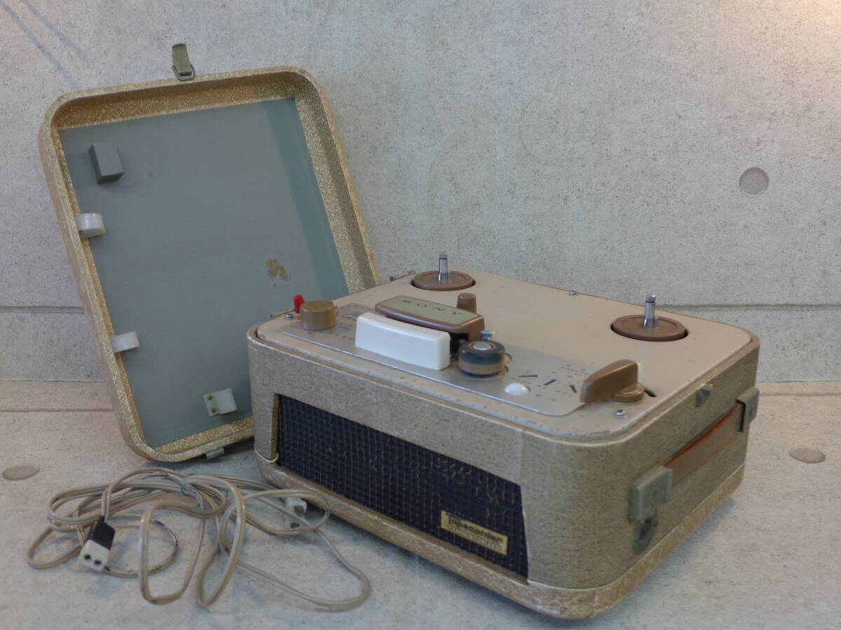 CC168● 希少 動作OK 50~60年代 SONY Tapecorder MODEL101 オープンリールデッキ/80