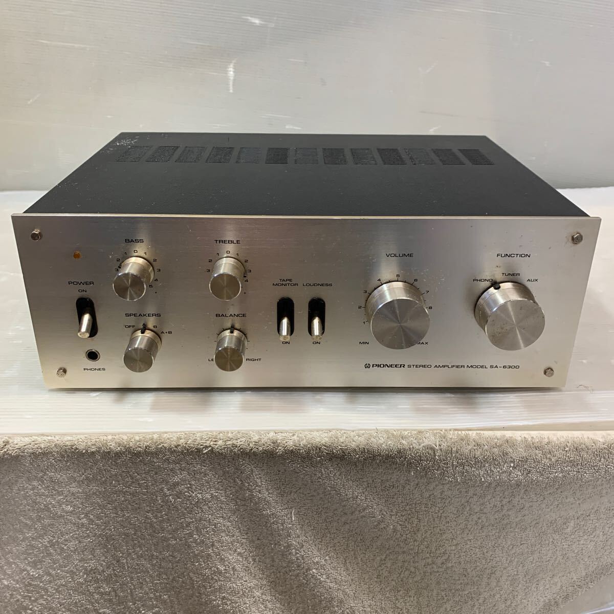 PIONEER stereo AMPLIFIER SA-6300 動作未確認のためジャンク品_画像1