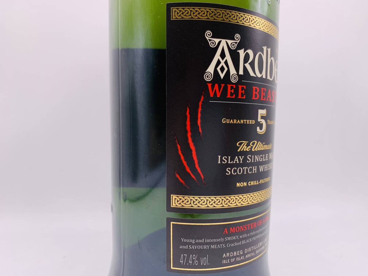 【未開栓】 ARdbeg アードベッグ 5年 ISLAY SINGLE MALT SCOTCH WHISKY シングルモルト スコッチ ウイスキー 700ml 47.4% お酒 洋酒の画像4