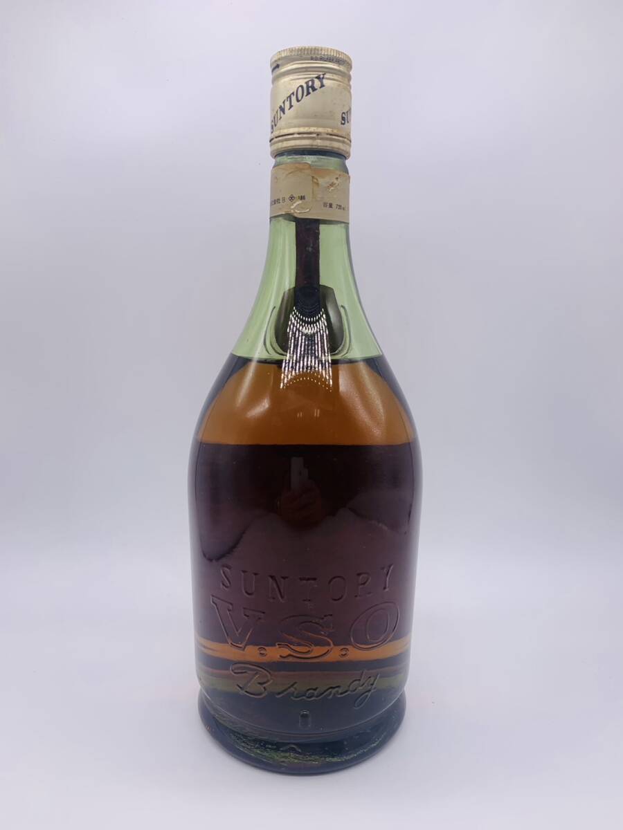 レア出品 【未開栓】 SUNTORY サントリー V.S.O BRANDY ブランデー VSO 720ml 42% お酒_画像2